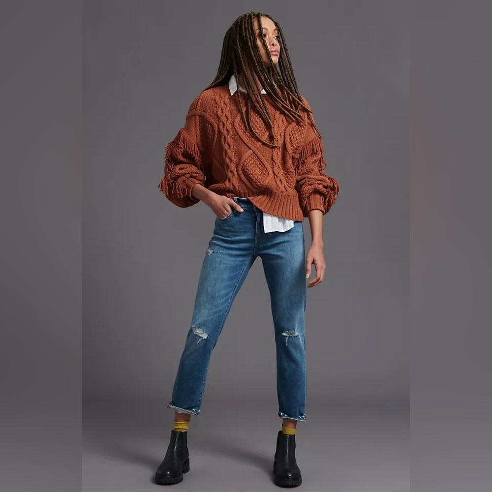 The Slim Boyfriend Mid-Rise Relaxed Jeans By Pilcro (Anthropologie)